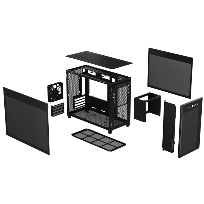 ATX Micro Box Asus Prime AP201 MicroATX Black