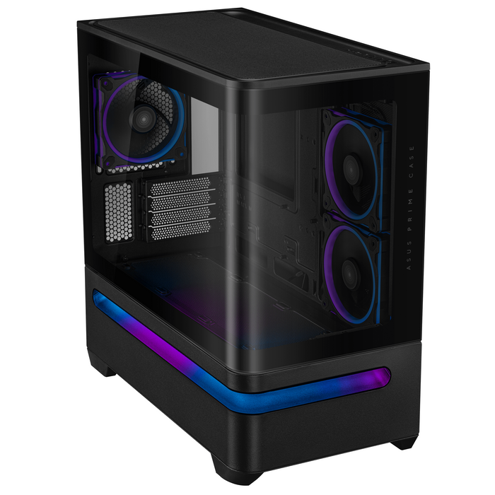 Box ASUS Prime AP202 ARGB mATX + 3 ARGB Fans - Black