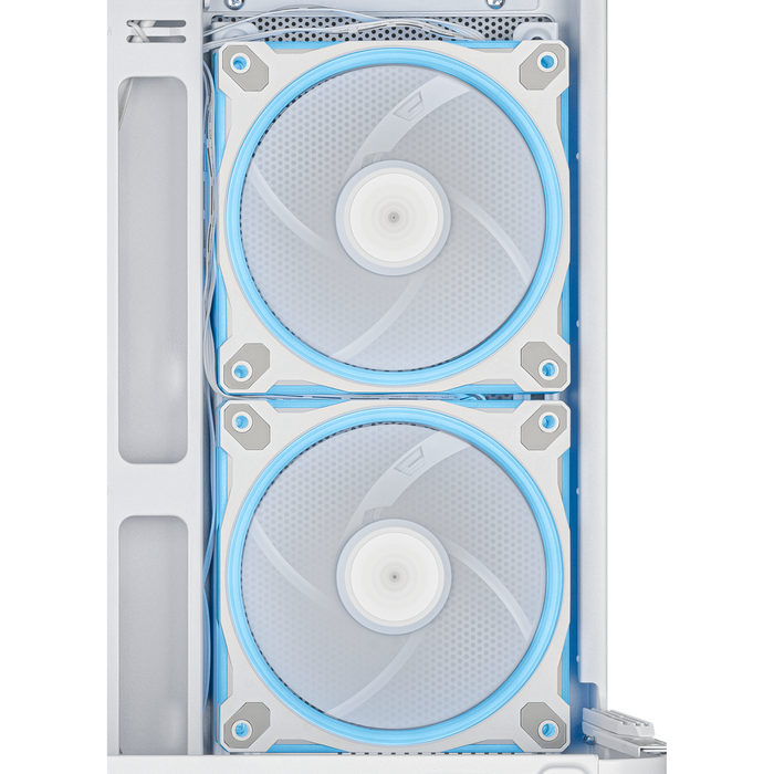 Box ASUS Prime AP202 ARGB mATX + 3 ARGB Fans - White