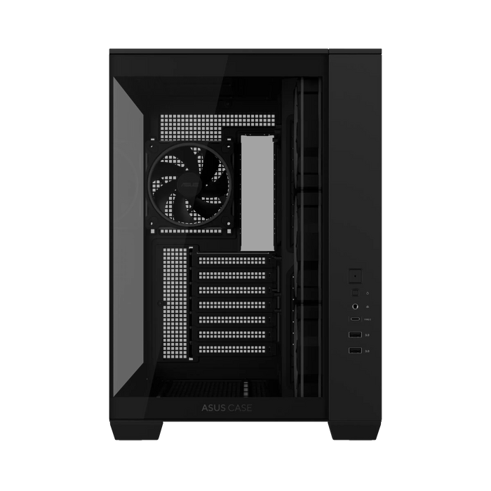 Box ASUS A32 PLUS Tempered Glass + 4 ARGB Fans - Black