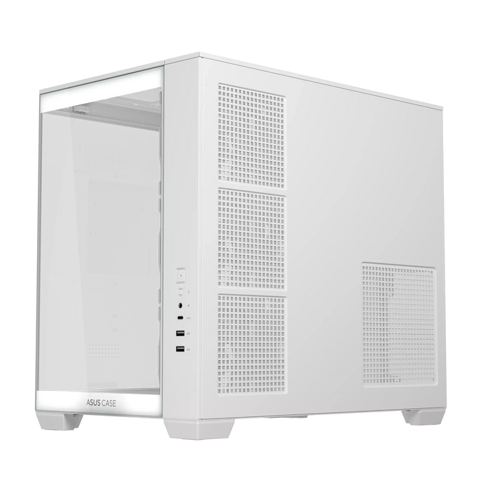 Box ASUS A32 PLUS Tempered Glass + 4 ARGB Fans - White