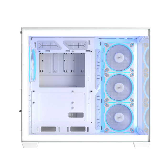 Box ASUS A32 PLUS Tempered Glass + 4 ARGB Fans - White