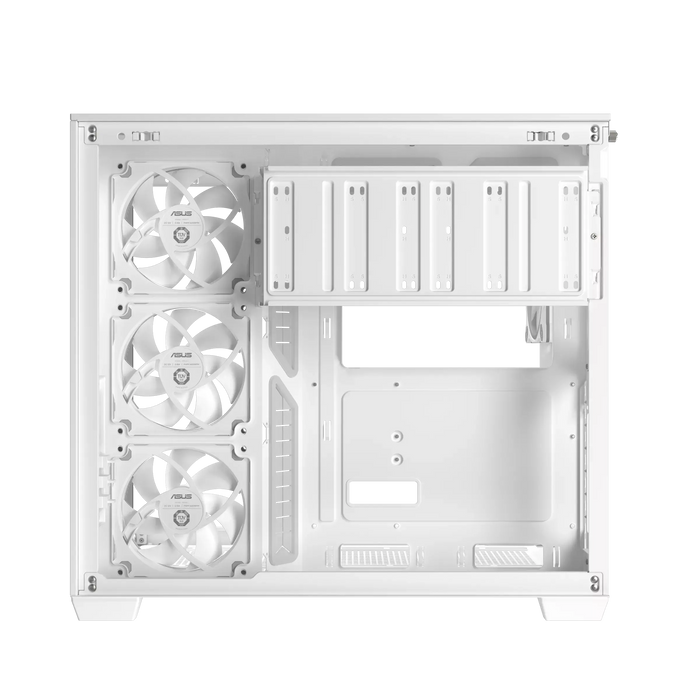 Box ASUS A32 PLUS Tempered Glass + 4 ARGB Fans - White