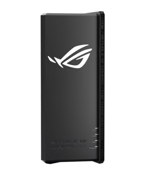 Asus Gaming Wireless Router ROG Strix GS-BE18000, Tri-Band, 320MHz bandwidth & 4096-QAM, Quad-Core 2.6GHz CPU, 256MB/2GB Flash/RAM, 8 x 2.5G port, AiProtection Pro, open NAT, VPN Fusion, 8 x SSIDs, IPTV, MU-MIMO, Beamforming, RGB, AiMesh