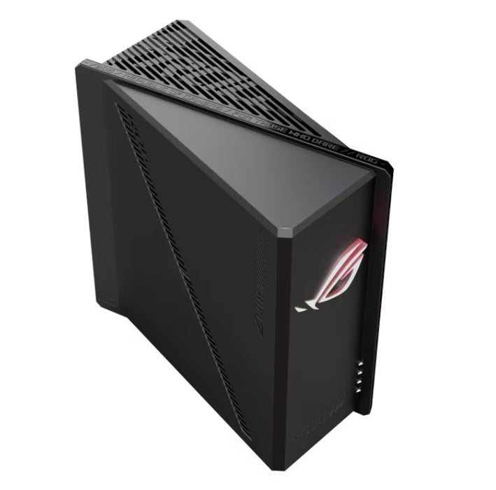 Asus Gaming Wireless Router ROG Strix GS-BE18000, Tri-Band, 320MHz bandwidth & 4096-QAM, Quad-Core 2.6GHz CPU, 256MB/2GB Flash/RAM, 8 x 2.5G port, AiProtection Pro, open NAT, VPN Fusion, 8 x SSIDs, IPTV, MU-MIMO, Beamforming, RGB, AiMesh