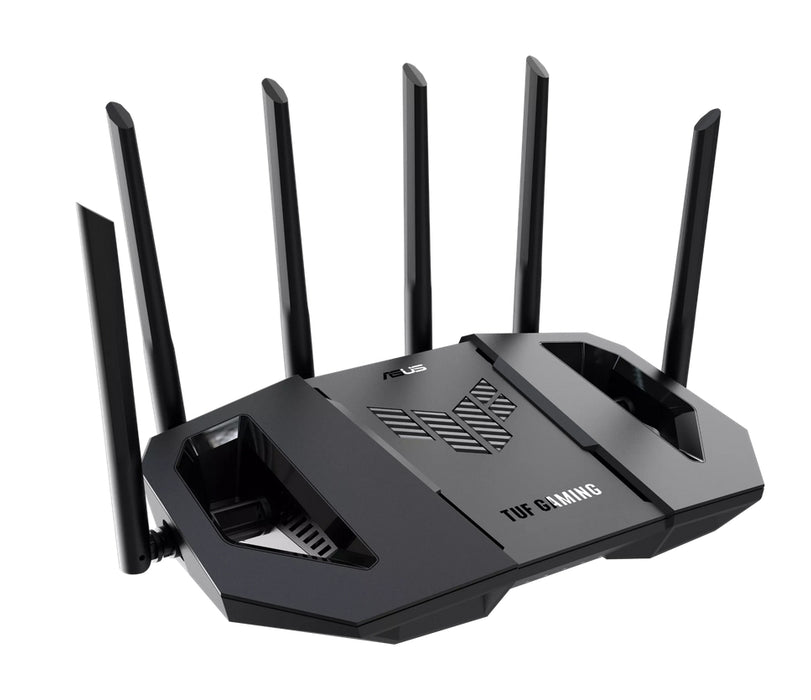 Asus Gaming Wireless Router,TUF Gaming BE9400 Tri Band WiFi 7 (802.11be) Extendable Gaming Router, Quad 2.5G ports, 3-step Port Forwarding, Smart Home Master, AiMesh support, and AiProtection for Network Security, Black