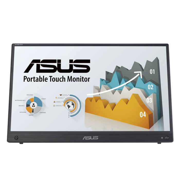 Portable touch Monitor ASUS ZenScreen Touch MB16AMTR, 16" IPS FHD (1920x1080)
