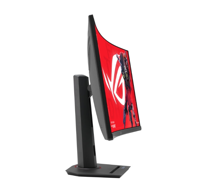 Asus ROG Strix XG32WCS Gaming Monitor  32'', 2560x1440, Curved, 180Hz (Above 144Hz), 1ms (GTG), Fast VA, Extreme Low Motion Blur Sync, USB Type-C, FreeSync, DisplayWidget Center, tripod socket, HDR, Black
