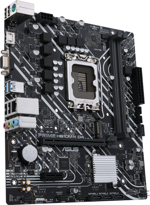 Motherboard ASUS PRIME H610M-K D4, LGA 1700 mATX