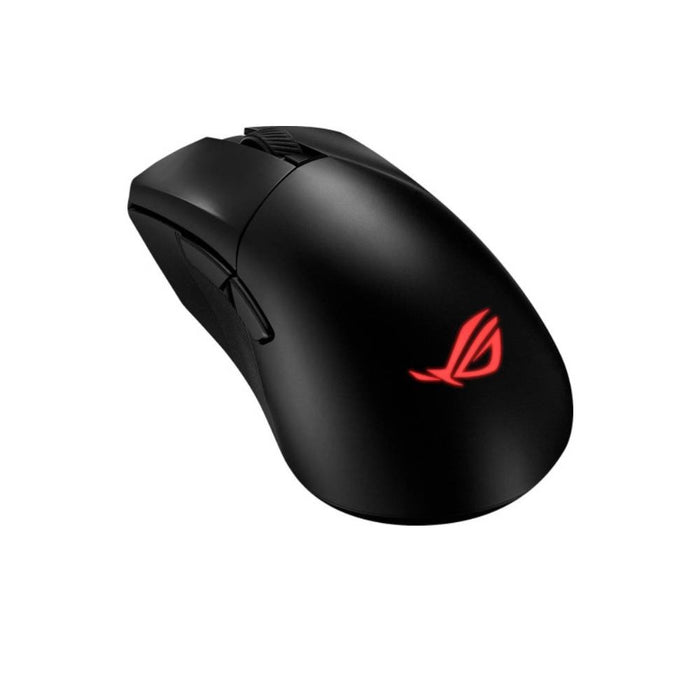 Asus ROG Gladius III Wireless AimPoint Gaming Mouse, Connectivity (2.4GHz RF, Bluetooth, Wired), 36000 DPI sensor, 6 programmable buttons, ROG SpeedNova, Replaceable switches, Paracord cable, Black