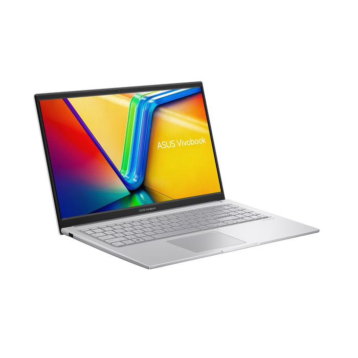Asus Vivobook X1504VA-BQ1643W, Intel i5-1334U  1.3 GHz (12MB Cache, up to 4.6 GHz), 15.6" FHD,(1920x1080),16GB DDR4 ( 8 ON BD), SSD 512GB G3,Backlit Chiclet Keyboard, Windows 11 Home, Silver