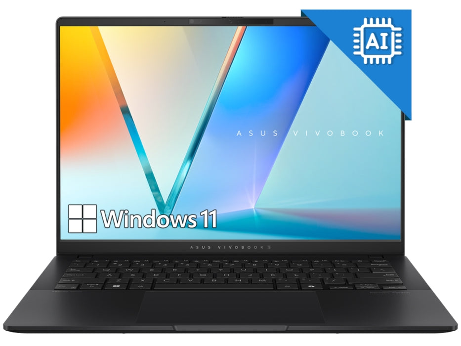 Asus Vivobook S S5406SA-QD053W, INTEL LNL Ultra 5 16GB, 14" OLED  WUXGA(WU) (1920X1200)16:10,16GB LPDDR5X ( on BD),512 GB SSD,Backlit Chiclet Keyboard 1-Zone RGB with Num-key, Windows 11, Black+Backpack