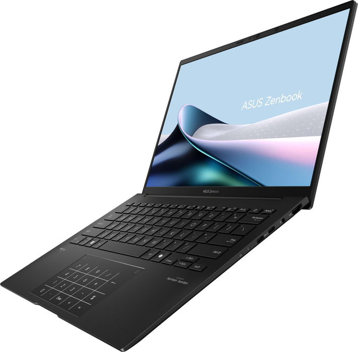 Asus Zenbook UM3406GA-QD008WNA, AMD Ryzen AI 7 445 ,2.0GHz (14MB Cache, up to 4.6GHz, 6 cores, 12 Threads), 14.0 OLED WUXGA(WU) 1920X1200 16:10,LPDDR5X 32GB ( on board ),1TB  SSD G4, Windows 11,  Jade Black, Sleev, no adapter