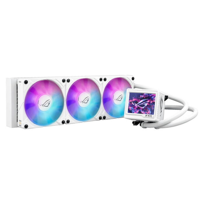 CPU Cooler ASUS ROG RYUJIN III 360 ARGB EXTREME White Edition 3.5" LCD Display
