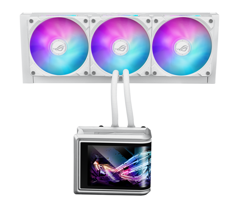 CPU Cooler ASUS ROG Ryuo IV SLC 360 White Edition ARGB 6.67" Curved AMOLED Display