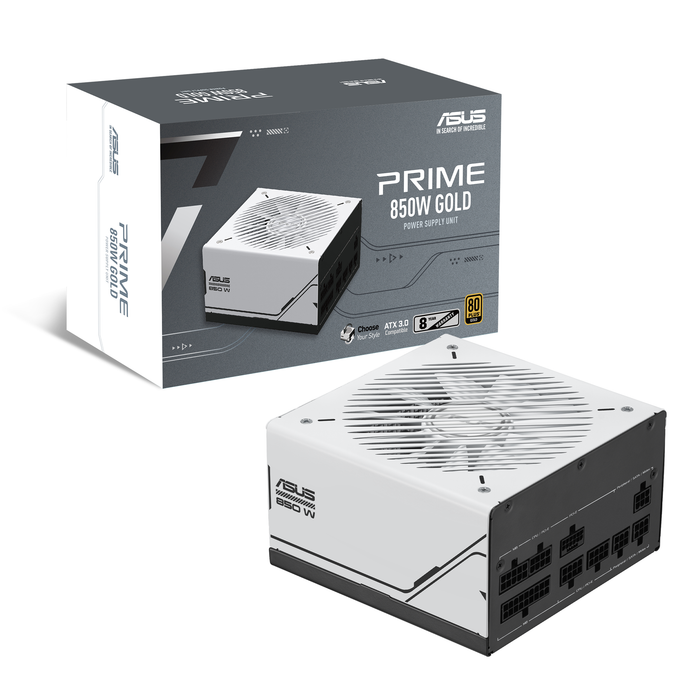 Power supply unit ASUS PRIME 850W, 80+ Gold PCIe 5.1, Fully Modular
