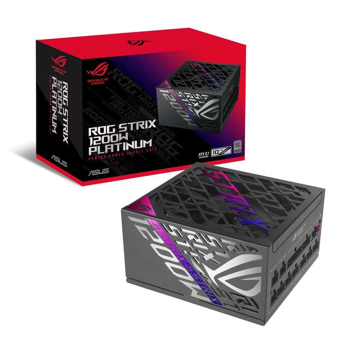 Power supply unit ASUS ROG STRIX 1200W, 80+ Platinum PCIe 5.1, Fully Modular