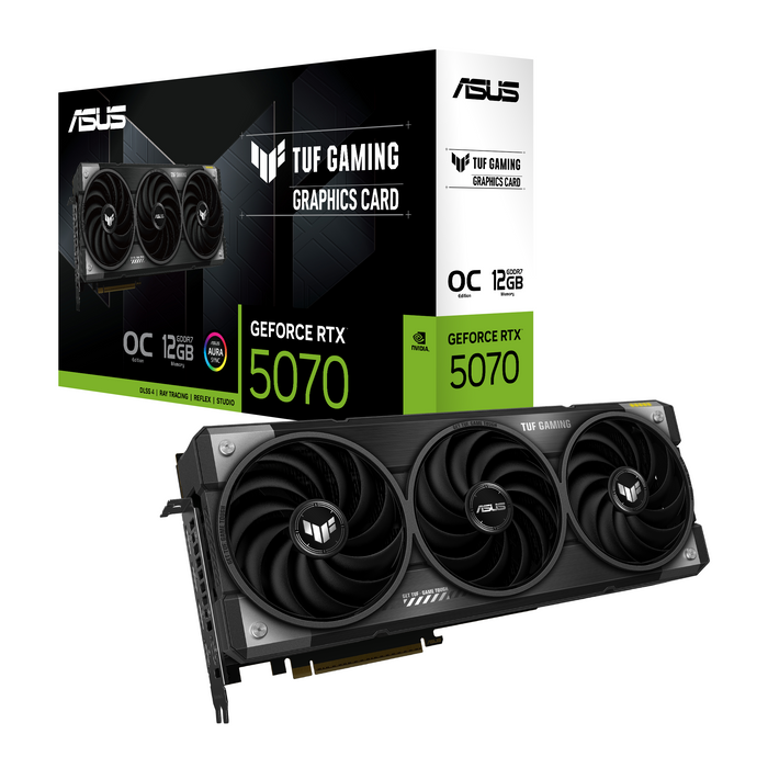Video card ASUS TUF Gaming RTX 5070 OC 12GB GDDR7