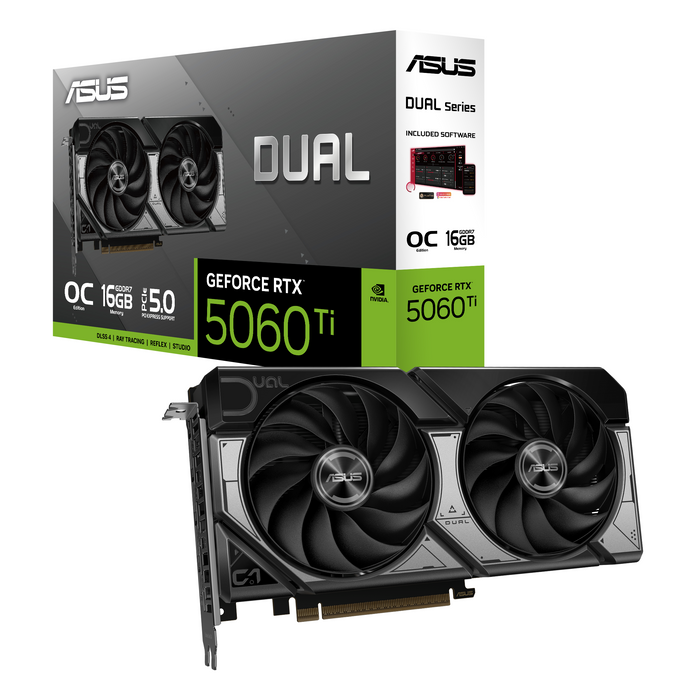 Video card ASUS DUAL RTX 5060 TI OC 16GB GDDR7