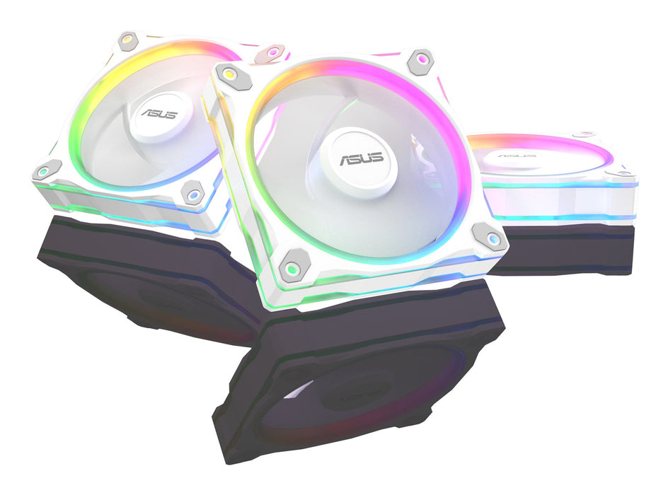 ASUS Prime MR120 Fan ARGB White 3in1 Computer case 12 cm