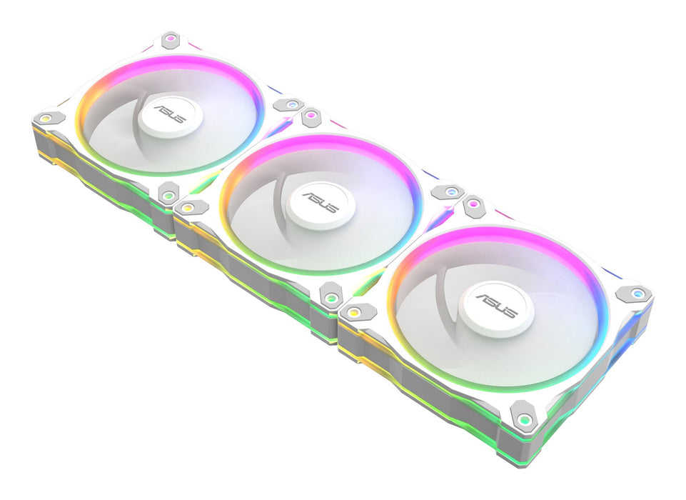 ASUS Prime MR120 Fan ARGB White 3in1 Computer case 12 cm