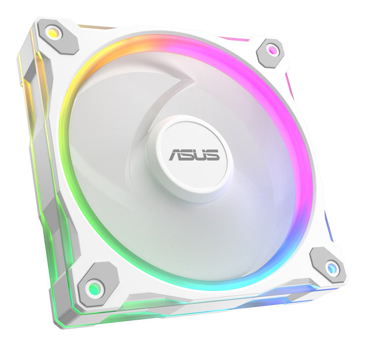ASUS Prime MR120 Fan ARGB White 3in1 Computer case 12 cm