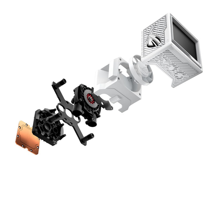 CPU Cooler ASUS ROG RYUJIN III 360 ARGB EXTREME White Edition 3.5" LCD Display