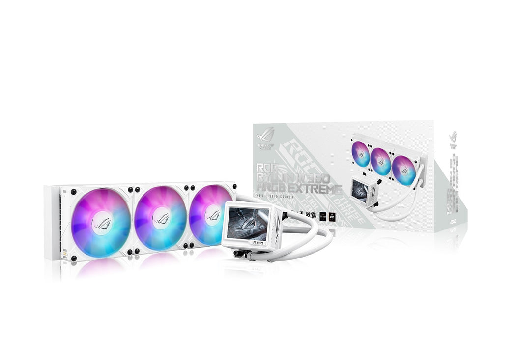 CPU Cooler ASUS ROG RYUJIN III 360 ARGB EXTREME White Edition 3.5" LCD Display