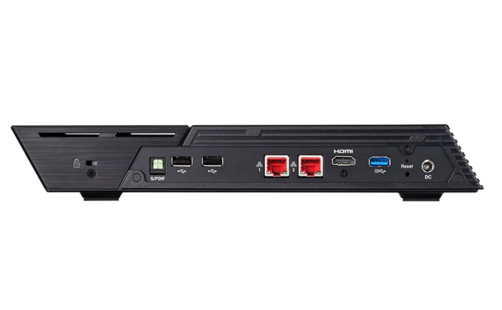 Asustor Flashstor 6 FS6706T, 6 Bay NAS, Quad-Core 2.0GHz, Dual 2.5GbE Ports, 4GB RAM DDR4, Six M.2 SSD Slots, (Diskless), HDMI 2.0b+ Infrared Receiver, Black