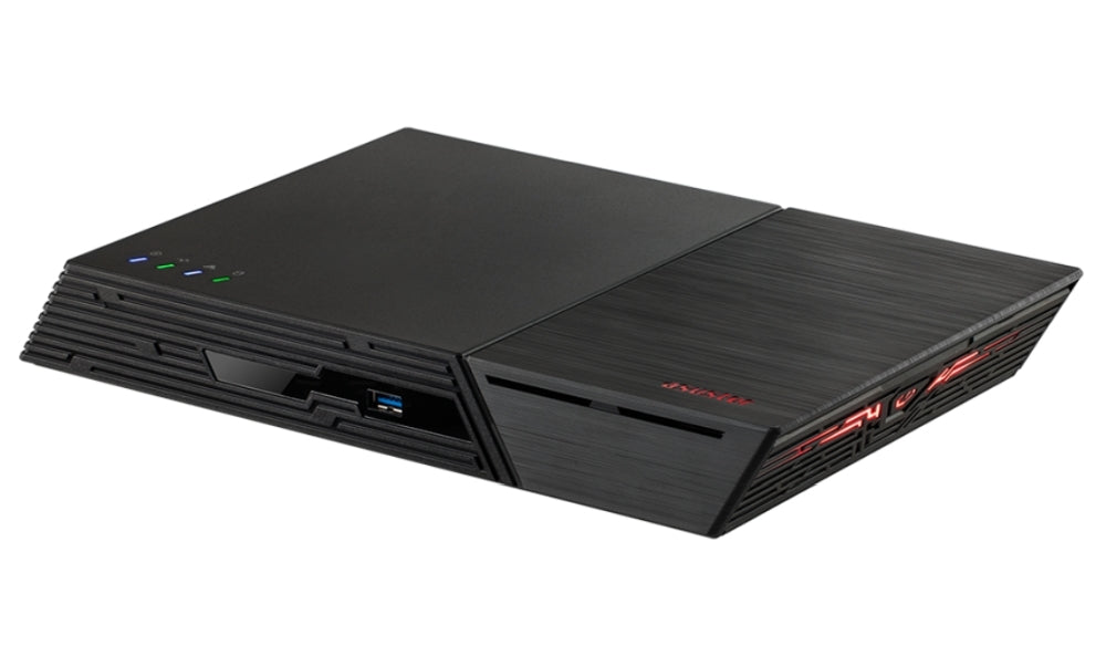 Asustor Flashstor 12 Pro FS6712X, 12 Bay NAS, Quad-Core 2.0GHz, 10GbE Port, 4GB RAM DDR4, twelve M.2 SSD Slots (Diskless), HDMI 2.0b+ Infrared Receiver, Black