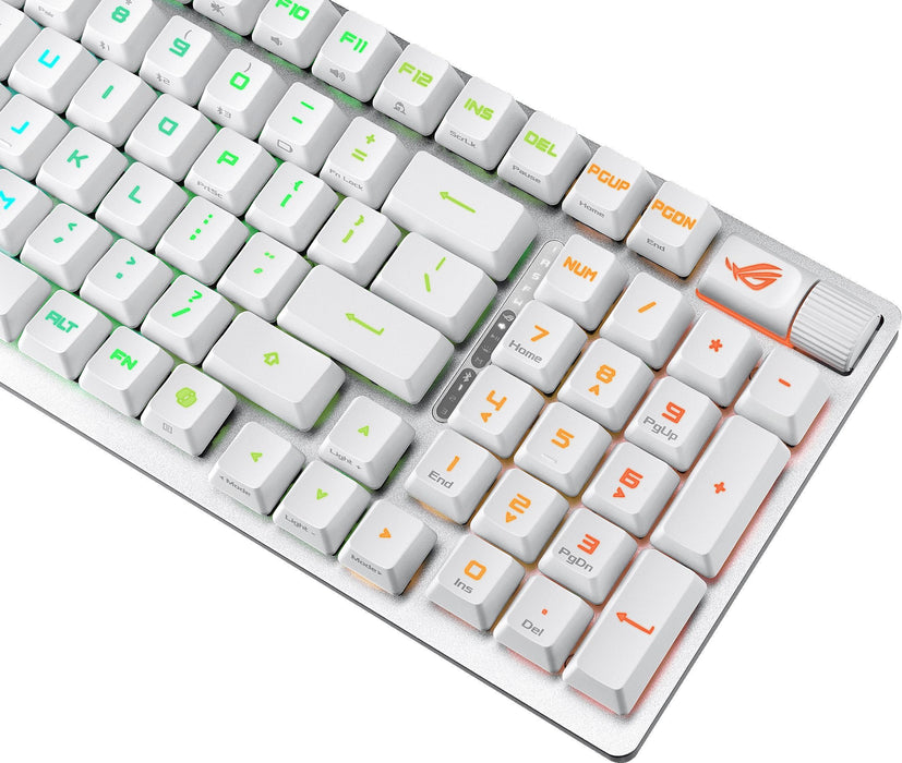 ASUS ROG Strix Scope II 96 Wireless Gaming Keyboard - Moonlight White