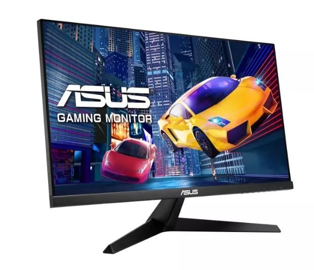 Asus VY249HGR Eye Care Gaming Monitor, 23.8 " FHD (1920 x 1080), IPS, 120Hz(OC), SmoothMotion, 1ms (MPRT), Adaptive Sync, Eye Care Plus technology, Blue Light Filter, Flicker Free, antibacterial treatment, Black