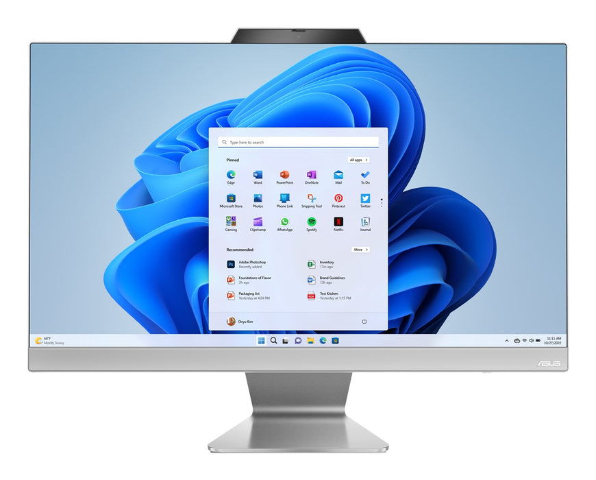 ASUS E3402WVAK-WPC043X Intel® Core™ i5 i5-1335U 60.5 cm (23.8") 1920 x 1080 pixels All-in-One PC 16 GB DDR5-SDRAM 512 GB SSD Windows 11 Pro Wi-Fi 6E (802.11ax) White