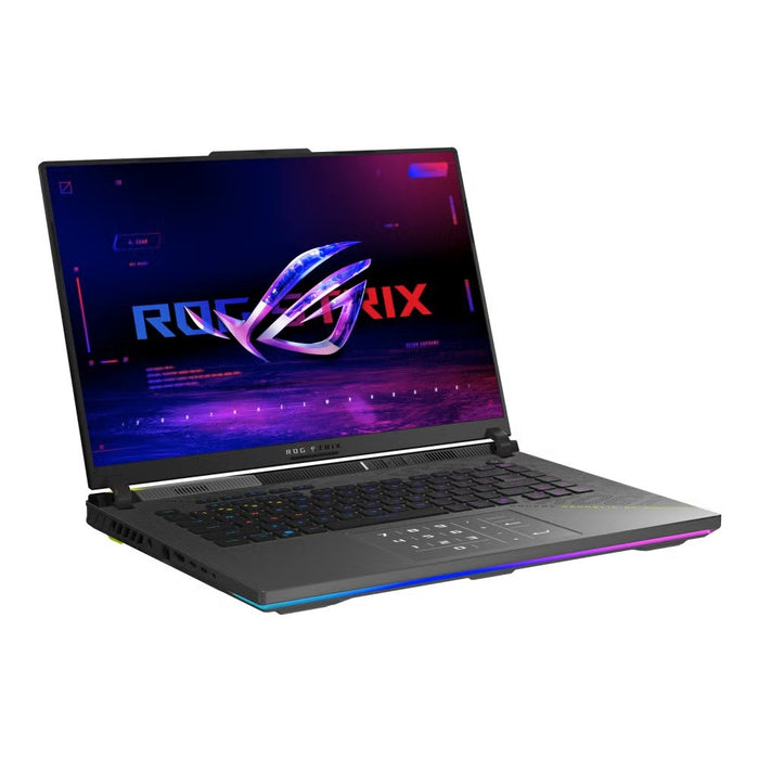 ASUS ROG Strix G16 G614PR-R9161W AMD Ryzen™ 9 8940HX Laptop 40.6 cm (16") WUXGA 16 GB DDR5-SDRAM 1 TB SSD NVIDIA GeForce RTX 5070 Ti Wi-Fi 6E (802.11ax) Windows 11 Home Black, Grey