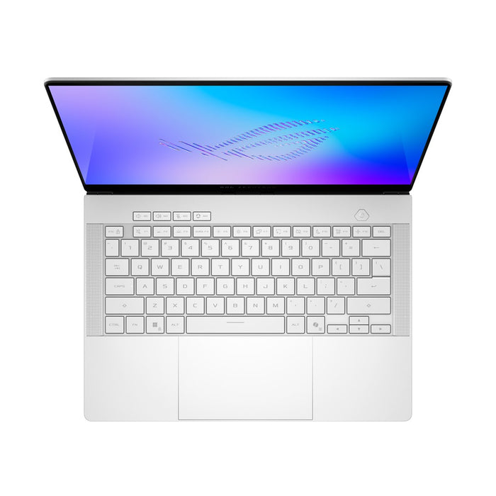 ASUS ROG Zephyrus G14 GU405AR-SY065 Ultra 9 386H 14.0"3K OLED 120Hz 1100nits AR 32GB LPDDR5X SSD1TB GeForce RTX 5070 Ti 12GB Cam1080p + IR 73WHrs NoOS Aluminum Platinum White