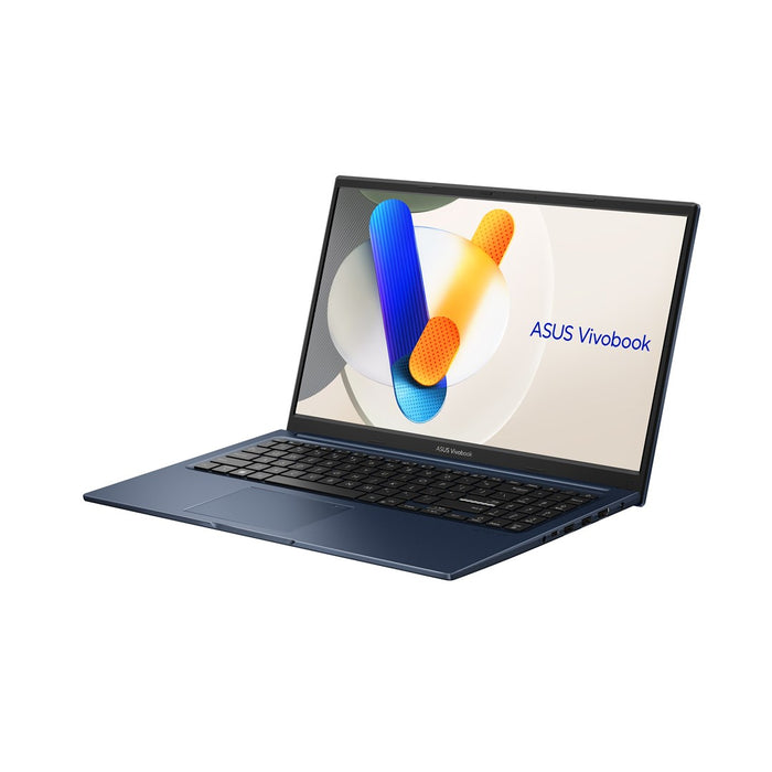 ASUS Vivobook 15 X1504VA-BQ4291 Core i5-120U 15.6" FHD IPS-level display 60Hz 250 nits AG 16GB DDR5 512GB SSD Intel Graphics WLAN + Bluetooth 720p webcam 42Wh battery No OS Quiet Blue