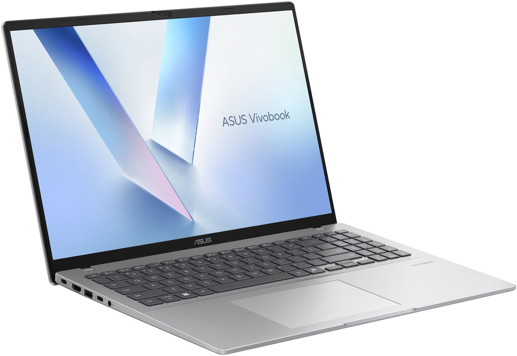 ASUS Vivobook 16 X1607AA-MB010W Ultra 5 325 16.0" WUXGA IPS-level panel 60Hz 300 nits AG 16GB DDR5 512GB SSD Intel Graphics WLAN + Bluetooth 1080p webcam 42Wh battery Windows 11 Cool Silver