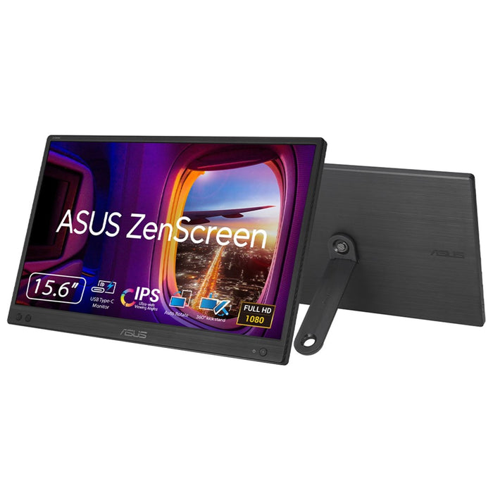 ASUS ZenScreen MB166CR Portable 15.6inch IPS WLED FHD 16:9 60Hz 250cd/m2 5ms USB-C Black