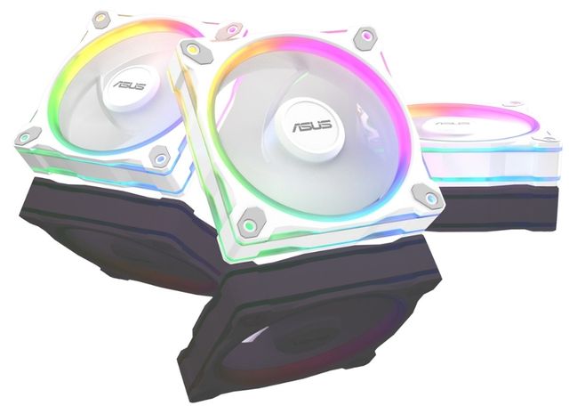 Fan Set 3 in 1 ASUS PRIME MR120 ARGB Reverse White Edition