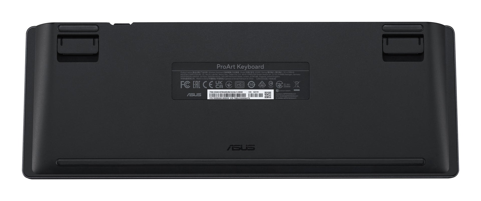 ASUS ProArt KD300 keyboard Home/Office USB + RF Wireless + Bluetooth Black