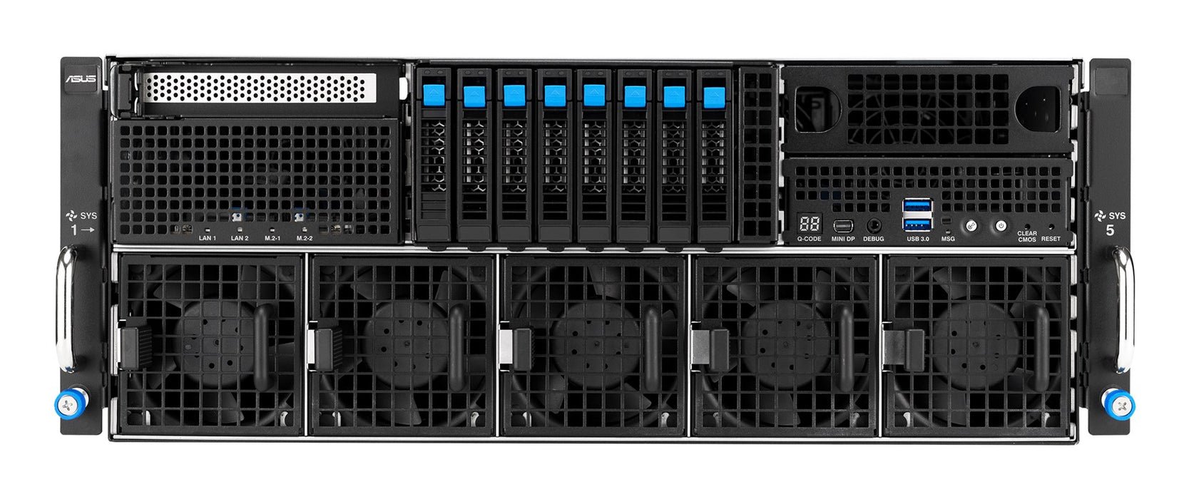 ASUS ESC8000A-E13P LGA 6096 Rack (4U) Silver, Black