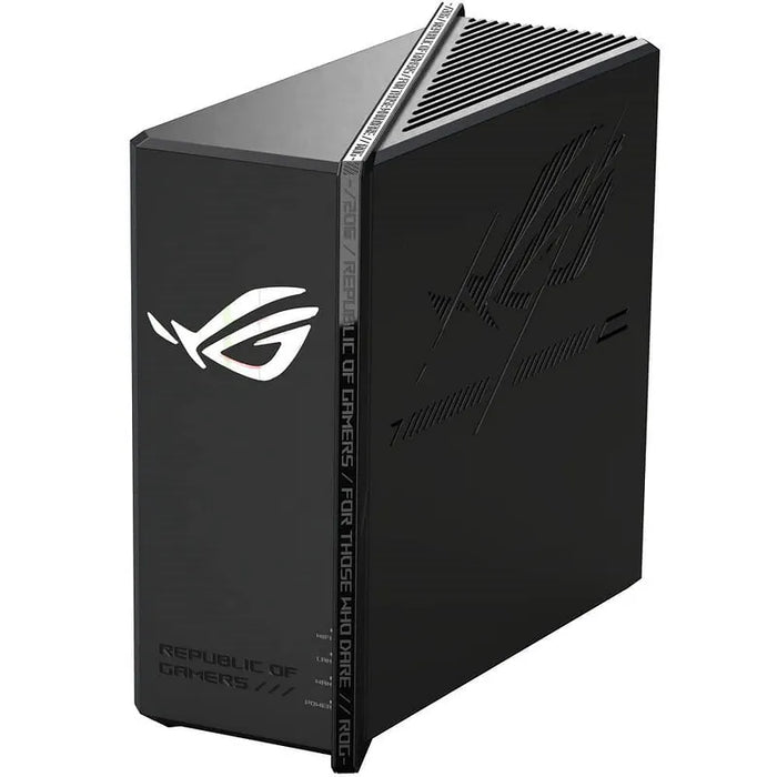Asus Gaming Wireless Router ROG Strix GS-BE18000, Tri-Band, 320MHz bandwidth & 4096-QAM, Quad-Core 2.6GHz CPU, 256MB/2GB Flash/RAM, 8 x 2.5G port, AiProtection Pro, open NAT, VPN Fusion, 8 x SSIDs, IPTV, MU-MIMO, Beamforming, RGB, AiMesh