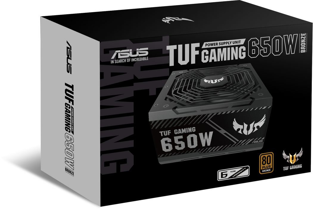 Power supply unit ASUS TUF Gaming 650W, 80+ Bronze