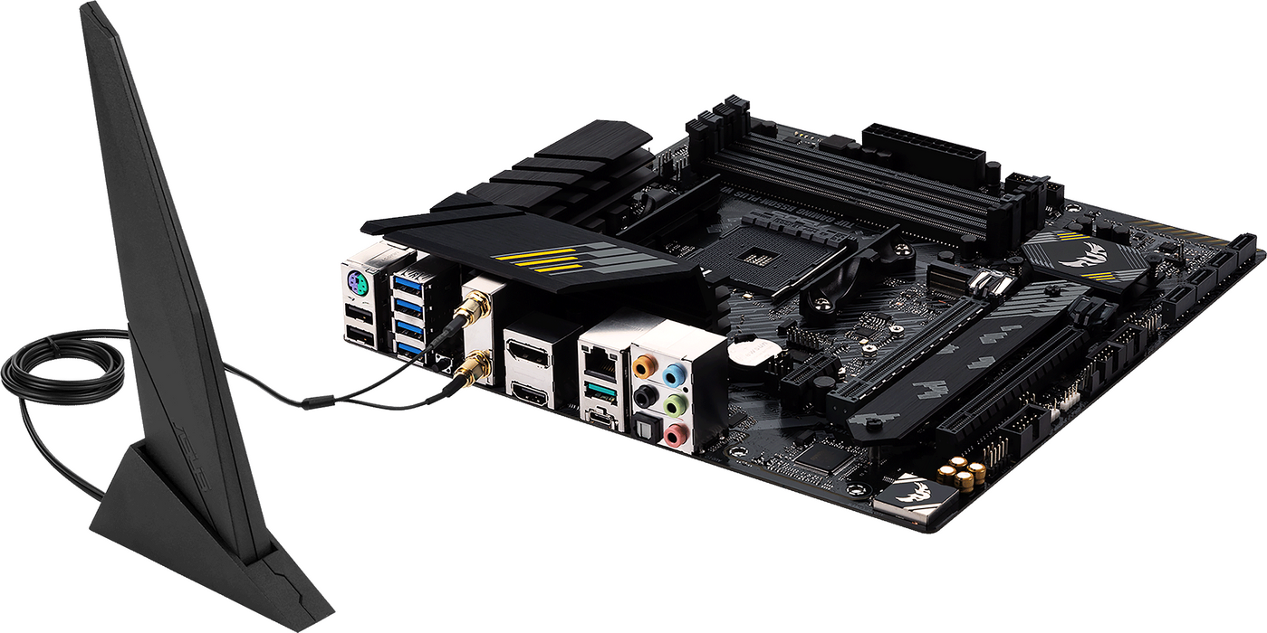 Motherboard ASUS TUF GAMING B550M-PLUS WIFI II, AMD AM4, micro ATX, 4x DDR4, dual M.2, Wi-Fi 6, PCIe 4.0, Aura Sync RGB