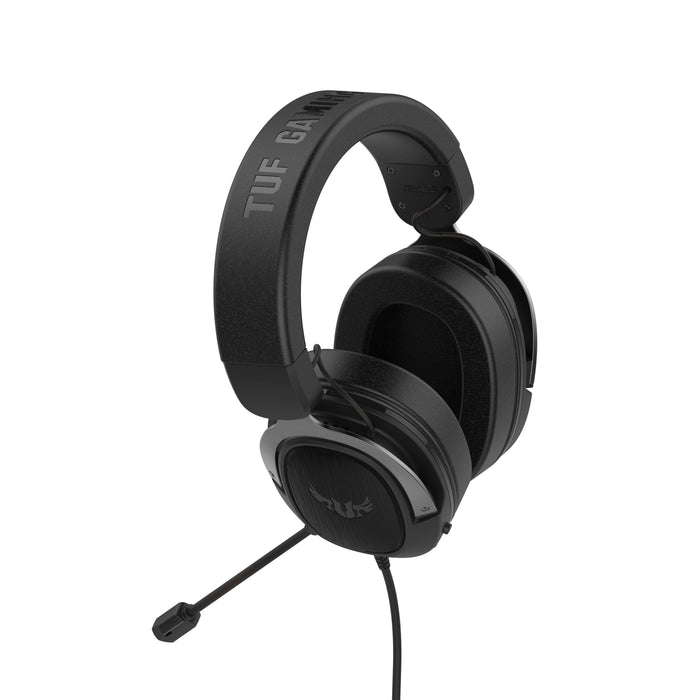 Gaming headphones ASUS TUF Gaming H3 Gun Metal, 7.1 Virtual Surround Sound