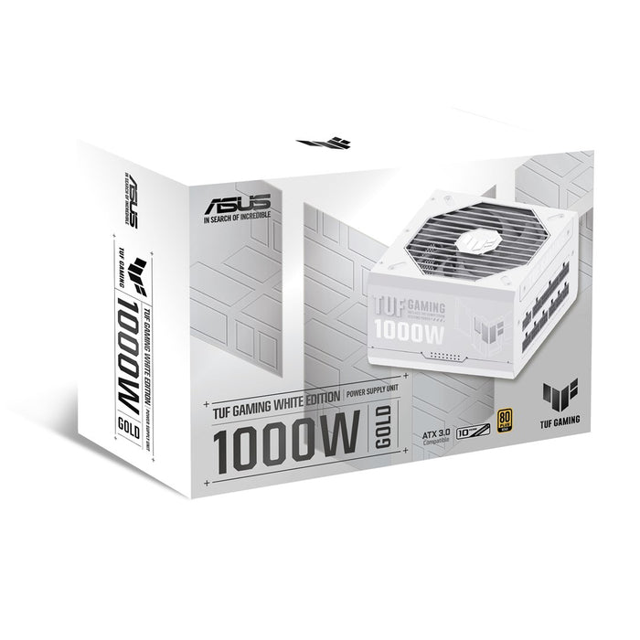 Power supply unit ASUS TUF Gaming White 1000W 80+ Gold PCIe 5.1, Fully Modular