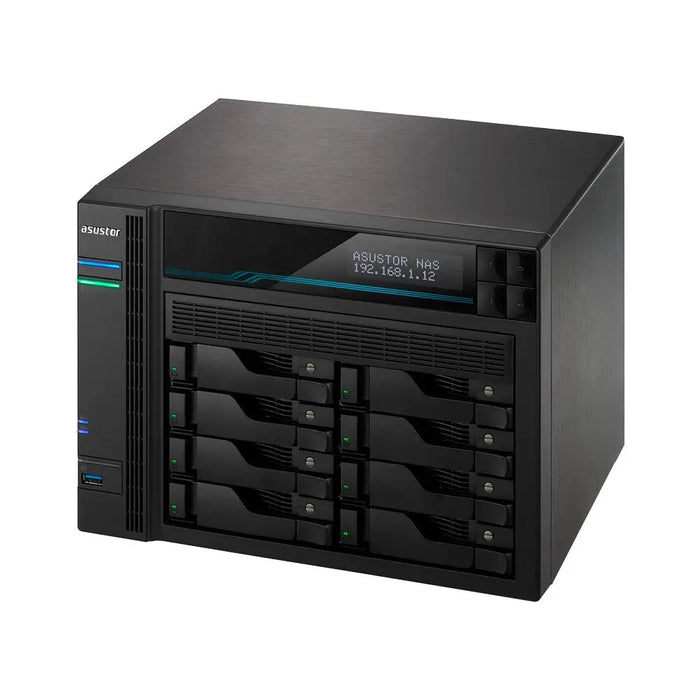 Asustor Lockerstor 10 AS6510T NAS Tower Intel Atom® C3538 8 GB DDR4 TB ADM Black - NAS files hardware