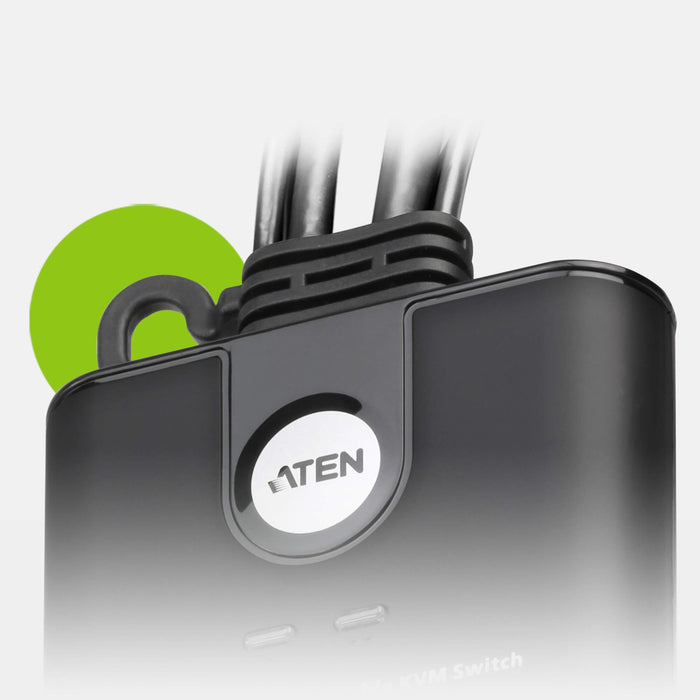 KVM switch ATEN CS22HF, Two port USB HDMI