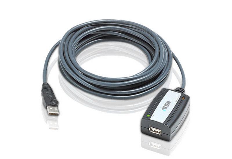 Extension cable ATEN UE250, USB-A male - USB-A female, 5 m, USB 2.0, Black