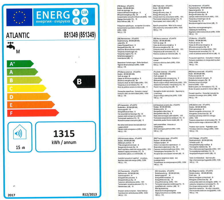 BOILER ATLANTIC GENIUS STEATITE 80L